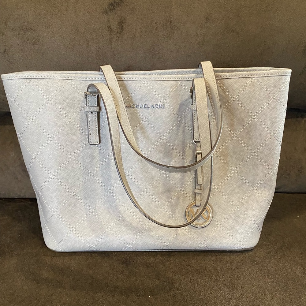 Michael Kors Jet Set Travel Cross Stitch Tote